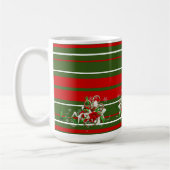 Candy Canes und Ribbons Kaffeetasse (Links)