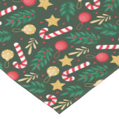 Candy Canes und Stars Kurzer Tischläufer (Ecke)