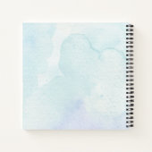 Candy Canes und Vines Weihnachtsgeschenk Notizblock (Rückseite)