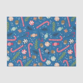 Candy Canes und Wrapped Christmas Candy Seidenpapier