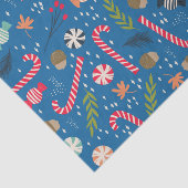 Candy Canes und Wrapped Christmas Candy Seidenpapier (Ausschnitt)