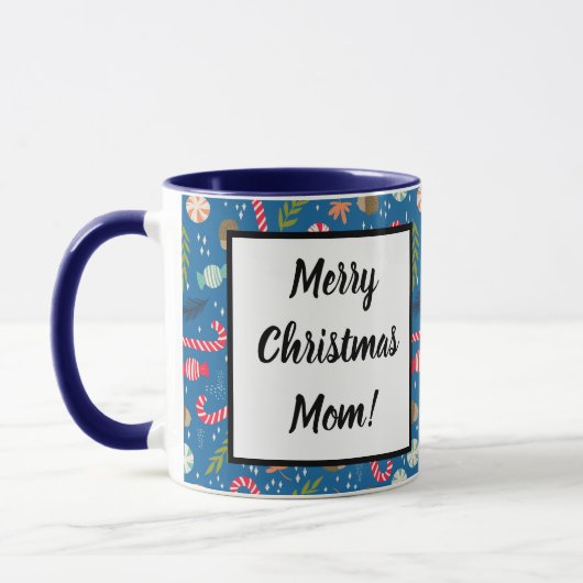 Candy Canes und Wrapped Christmas Candy Tasse (Links)