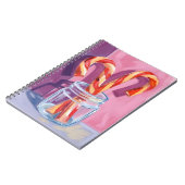 Candy Canes | Vintage Christmas Notizblock (Linke Seite)