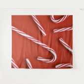 Candy Canes Wandteppich (Vorderseite (Horizontal))