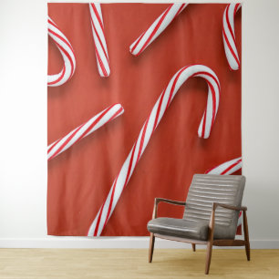 Candy Canes Wandteppich