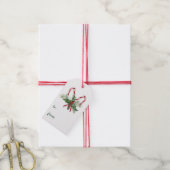 Candy Canes Weihnachten bis von Geschenkanhänger (Mit Garn)