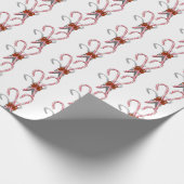 Candy Canes Weihnachten Geschenkpapier (Ecke)