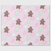 Candy Canes Weihnachtsbaumen Ornamente Weihnachten Geschenkpapier (Flach)