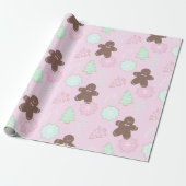 Candy Canes Weihnachtsbaumen Ornamente Weihnachten Geschenkpapier (Ungerollt)