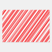 Candy Canes Weihnachtsfeiertag Geschenkpapier Set (Vorderseite 3)