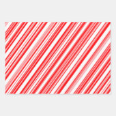 Candy Canes Weihnachtsfeiertag Geschenkpapier Set (Vorderseite 2)
