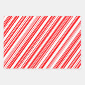 Candy Canes Weihnachtsfeiertag Geschenkpapier Set (Vorderseite)