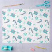 Candy Canes Weihnachtsgeschenke Schneeflocken Weih Seidenpapier (Basteln)