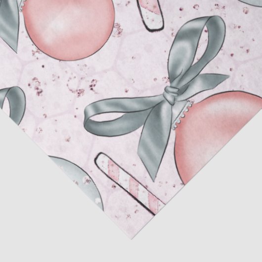 Candy Canes Weihnachtsschmuck Bows Weihnachten Seidenpapier (Ausschnitt)