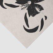 Candy Canes with Pine Needles & Bow Seidenpapier (Ausschnitt)