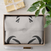 Candy Canes with Pine Needles & Bow Seidenpapier (Geschenk)