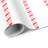 Candy Canes Wrapping Paper Geschenkpapier (Rolleneckpunkt)