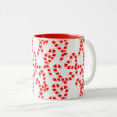 Candy Canes Zweifarbige Tasse (VorderseiteRechts)