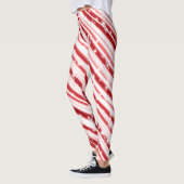 Candy Canon mit Sternen und Schneeflocken Leggings (Links)