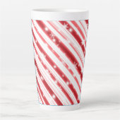 Candy Canon mit Sternen und Schneeflocken Milchtasse (Vorderseite)