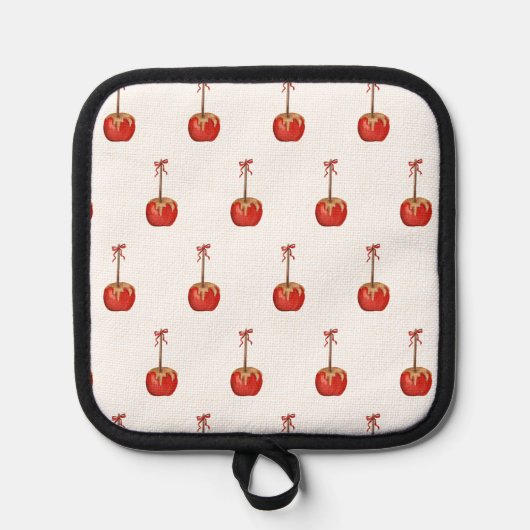 Candy Carmel Apfel Herbstbogen Topflappen (Vorderseite)