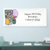 Candy Cartoon Illustration Banner (Messe)