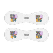 Candy Cartoon Illustration Baseball (Paneele)