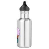 Candy Cartoon Illustration Edelstahlflasche (Rechts)