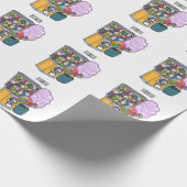Candy Cartoon Illustration Geschenkpapier (Ecke)