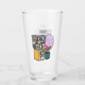 Candy Cartoon Illustration Glas (Rückseite)