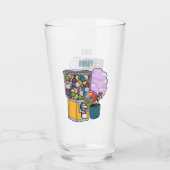 Candy Cartoon Illustration Glas (Vorderseite)