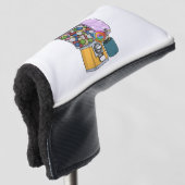 Candy Cartoon Illustration Golf Headcover (3/4 Vorderseite)