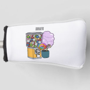 Candy Cartoon Illustration Golf Headcover