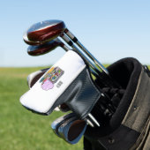 Candy Cartoon Illustration Golf Headcover (In Situ)