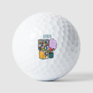 Candy Cartoon Illustration Golfball