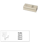 Candy Cartoon Illustration Gummistempel (Stempel)