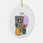 Candy Cartoon Illustration Keramik Ornament (Rechts)