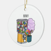 Candy Cartoon Illustration Keramik Ornament (Links)