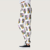 Candy Cartoon Illustration Leggings (Links)