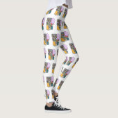Candy Cartoon Illustration Leggings (Rechts)