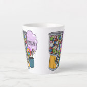 Candy Cartoon Illustration Milchtasse (Vorderseite)