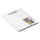 Candy Cartoon Illustration Notizblock (angewinkelt)