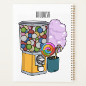 Candy Cartoon Illustration Planer (Rückseite)