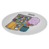 Candy Cartoon Illustration Schneidebrett (Ecke)