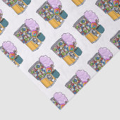 Candy Cartoon Illustration Seidenpapier (Ausschnitt)