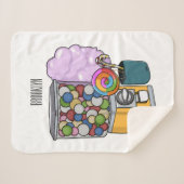 Candy Cartoon Illustration Sherpadecke (Vorderseite (Horizontal))