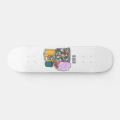 Candy Cartoon Illustration Skateboard (Horizontal)