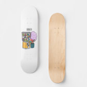Candy Cartoon Illustration Skateboard (Vorderseite)