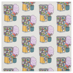 Candy Cartoon Illustration Stoff