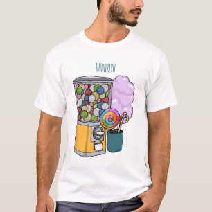 Candy Cartoon Illustration T-Shirt